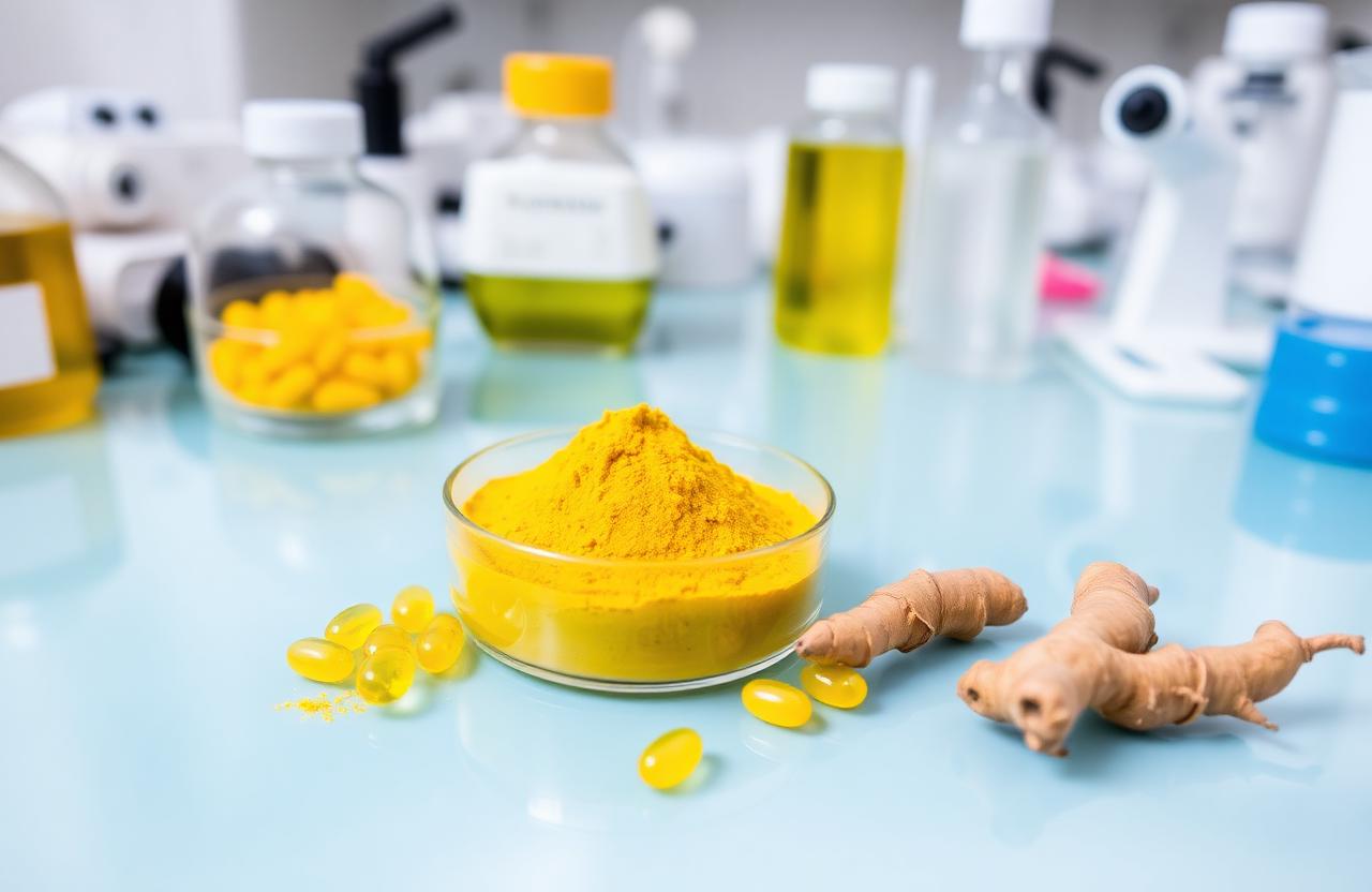 Laboratoire et curcumine