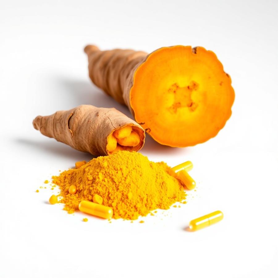 Curcuma et gélule